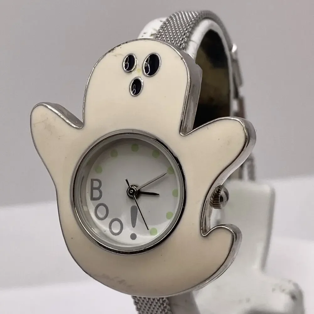 Vintage Ghost Halloween Watch Works New Battery